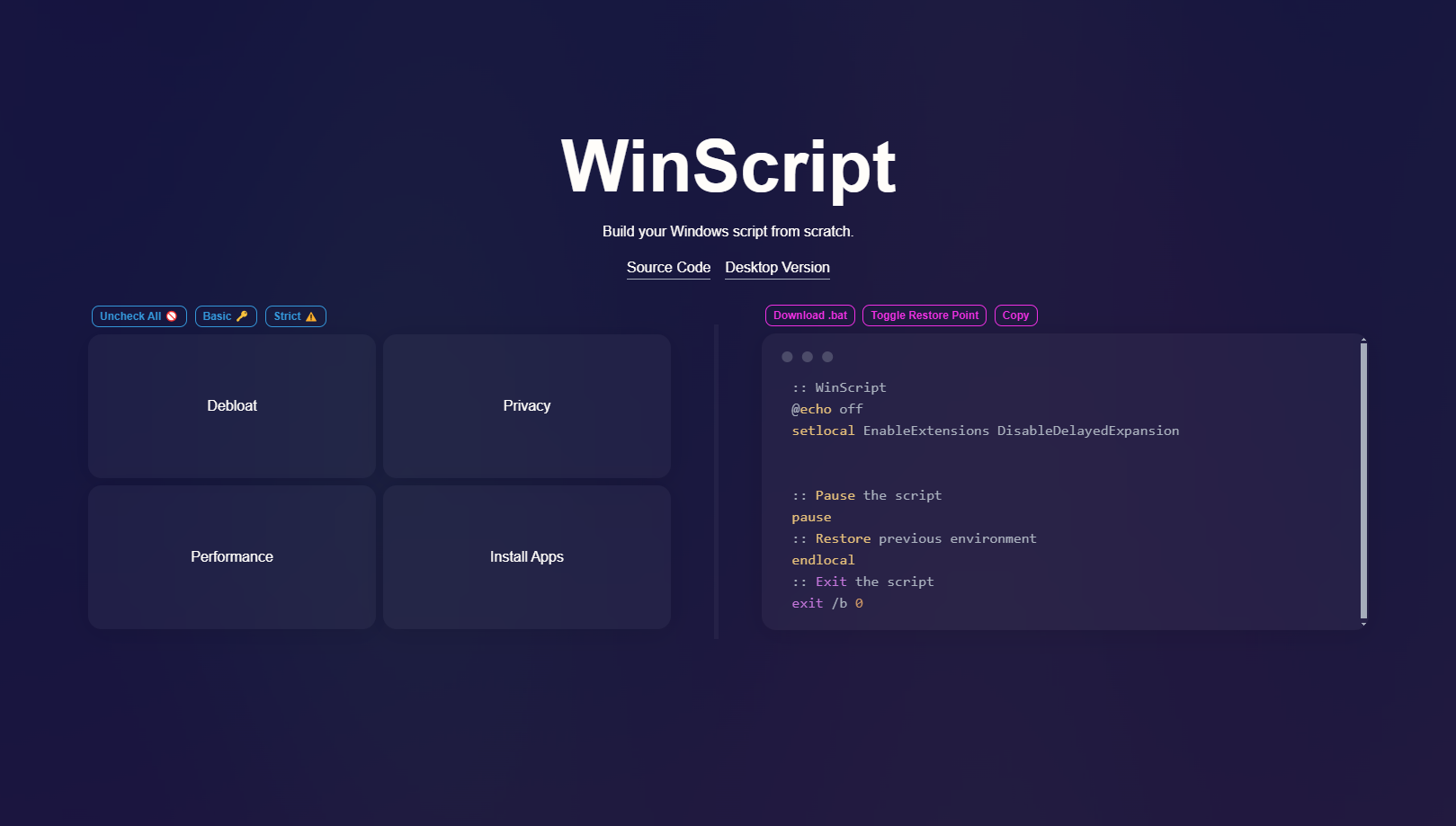 WinScript